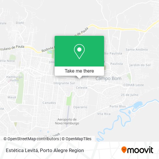 Estética Levitá map
