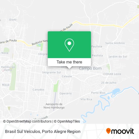 Brasil Sul Veículos map