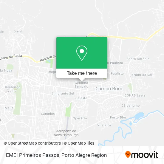 EMEI Primeiros Passos map