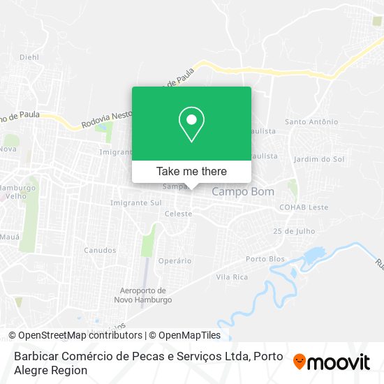 Barbicar Comércio de Pecas e Serviços Ltda map