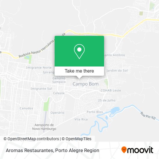 Aromas Restaurantes map