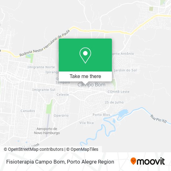 Fisioterapia Campo Bom map