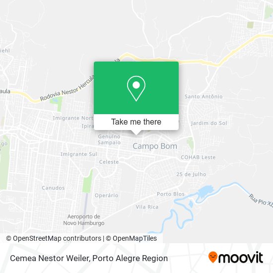 Mapa Cemea Nestor Weiler