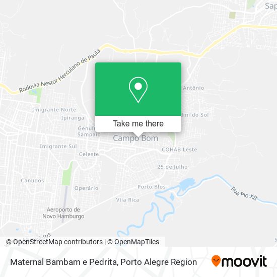 Maternal Bambam e Pedrita map