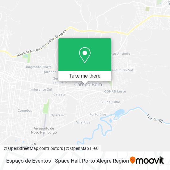 Espaço de Eventos - Space Hall map