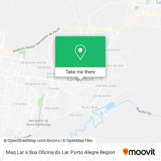 Maq Lar a Sua Oficina do Lar map