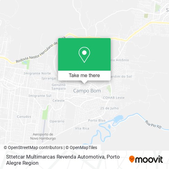 Mapa Sttetcar Multimarcas Revenda Automotiva
