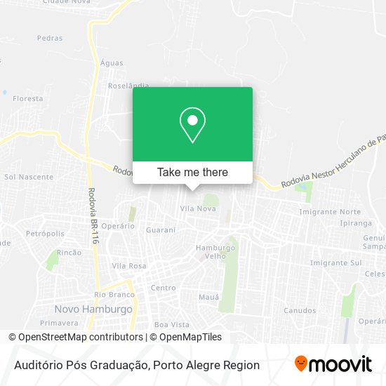 Mapa Auditório Pós Graduação