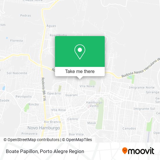 Mapa Boate Papillon