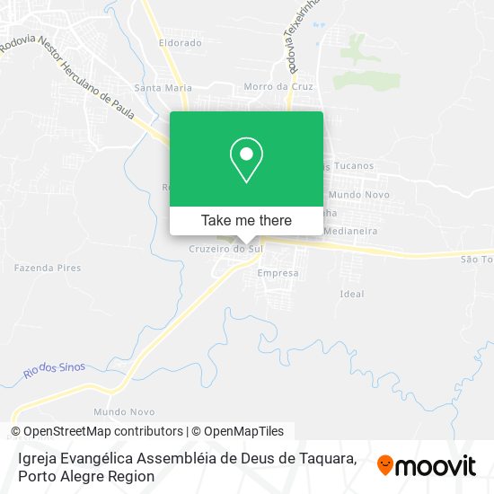 Igreja Evangélica Assembléia de Deus de Taquara map