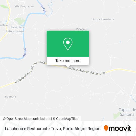 Lancheria e Restaurante Trevo map