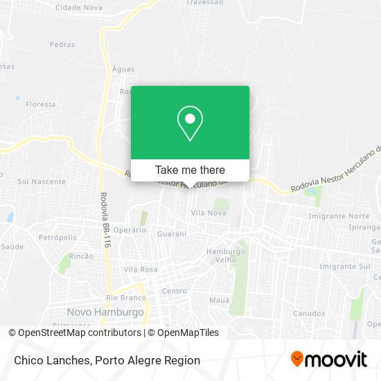 Mapa Chico Lanches