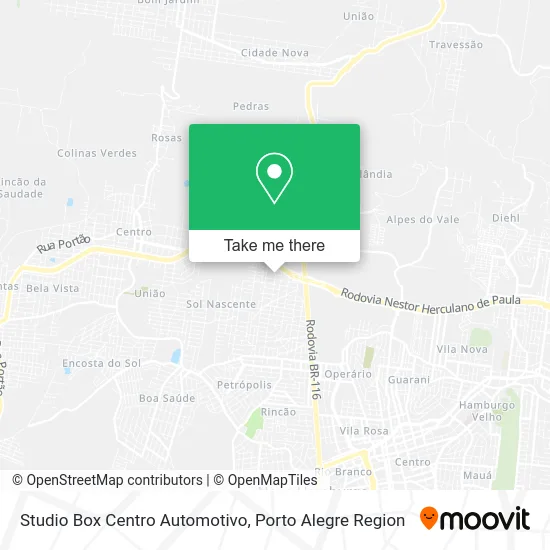 Studio Box Centro Automotivo map