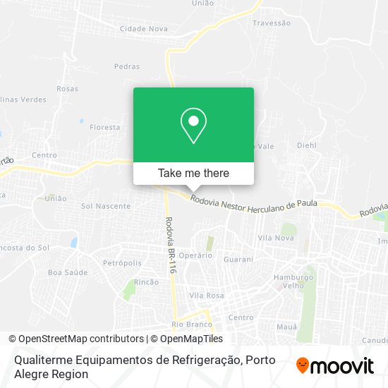 Qualiterme Equipamentos de Refrigeração map