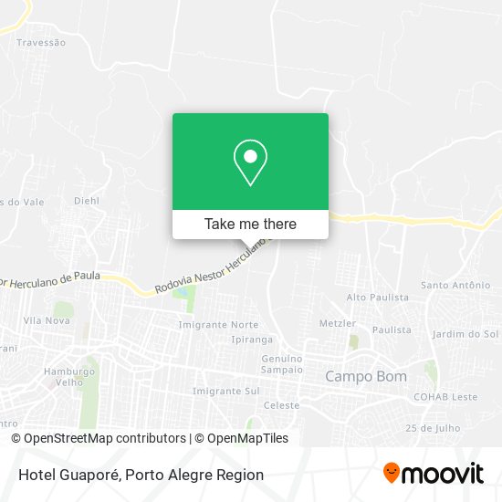 Hotel Guaporé map