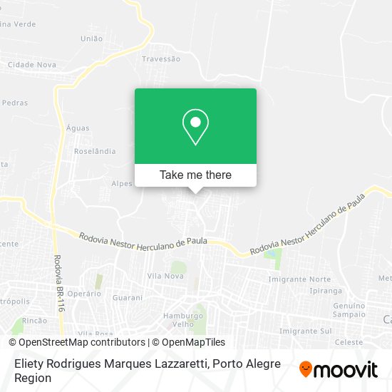 Eliety Rodrigues Marques Lazzaretti map