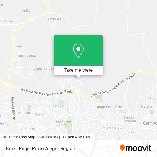 Brazil Rugs map
