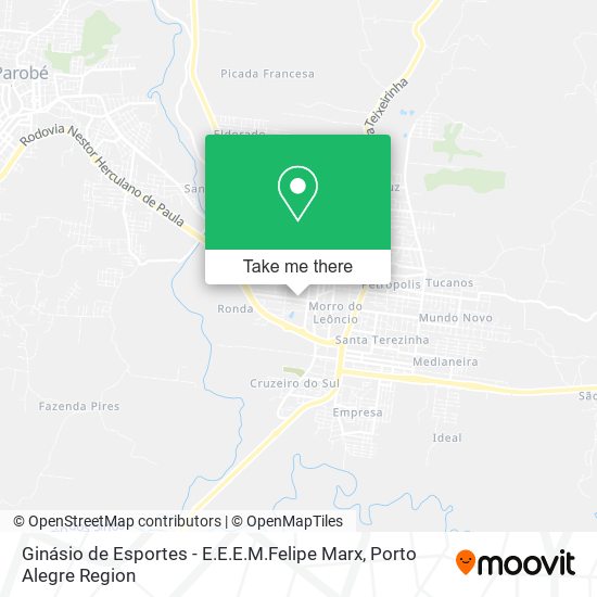 Ginásio de Esportes - E.E.E.M.Felipe Marx map