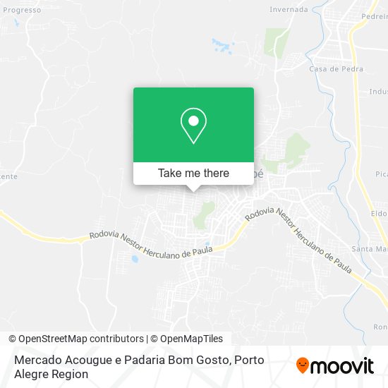Mercado Acougue e Padaria Bom Gosto map