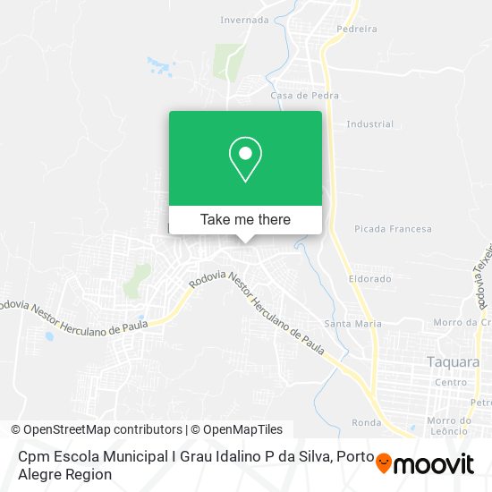 Mapa Cpm Escola Municipal I Grau Idalino P da Silva