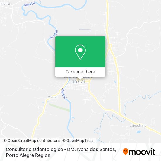 Mapa Consultório Odontológico - Dra. Ivana dos Santos