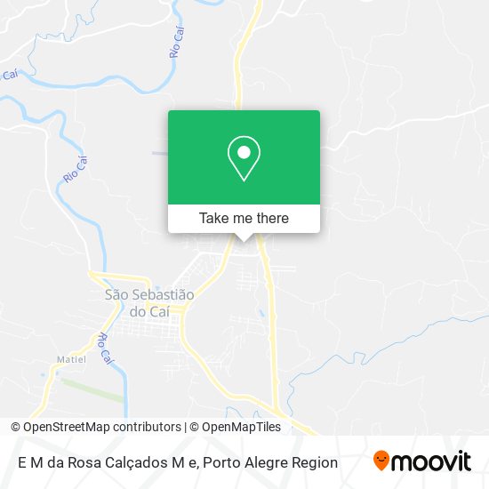 E M da Rosa Calçados M e map