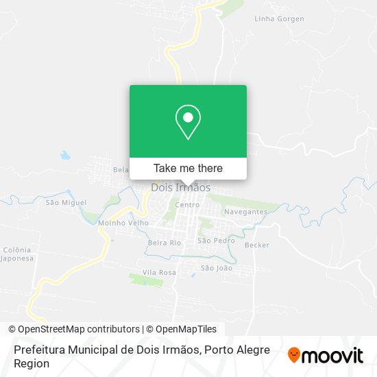 Prefeitura Municipal de Dois Irmãos map