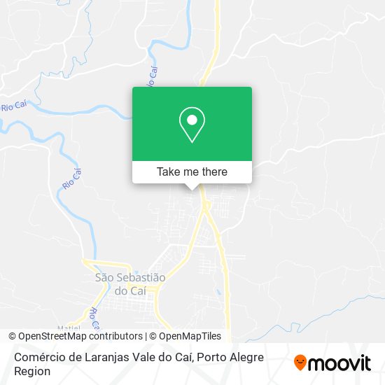 Comércio de Laranjas Vale do Caí map