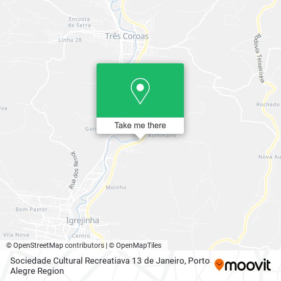Sociedade Cultural Recreatiava 13 de Janeiro map