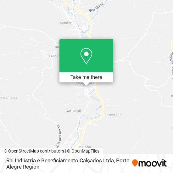 Rhi Indústria e Beneficiamento Calçados Ltda map