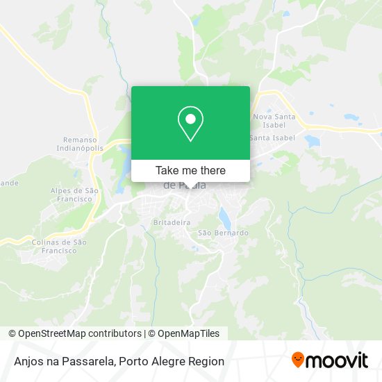 Anjos na Passarela map