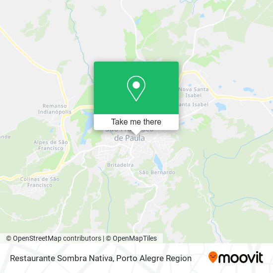 Restaurante Sombra Nativa map