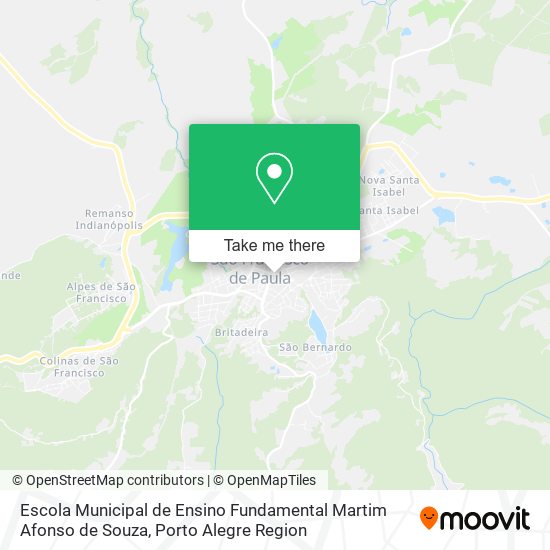 Escola Municipal de Ensino Fundamental Martim Afonso de Souza map