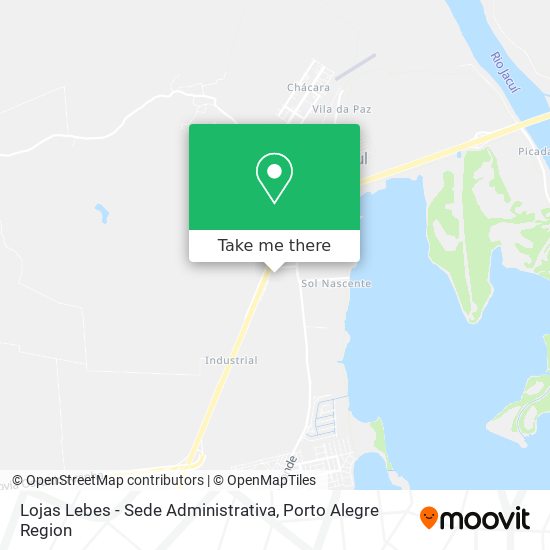 Lojas Lebes - Sede Administrativa map