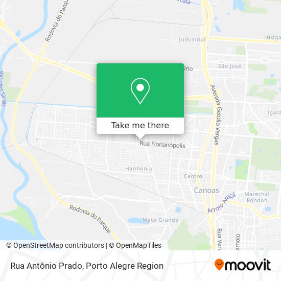 Rua Antônio Prado map