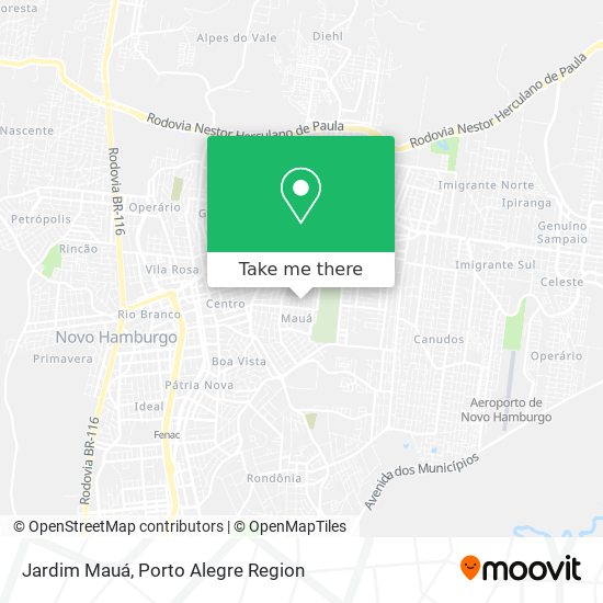 Jardim Mauá map