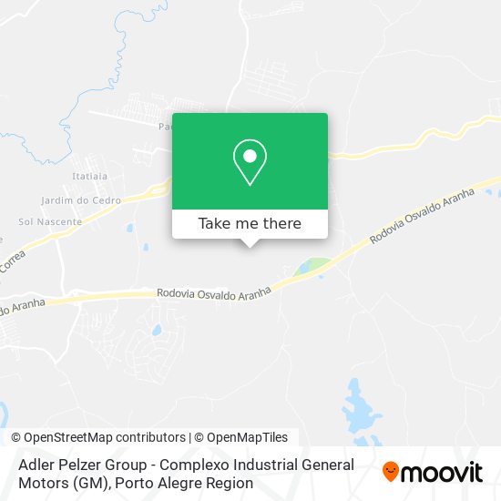Adler Pelzer Group - Complexo Industrial General Motors (GM) map