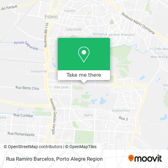 Rua Ramiro Barcelos map