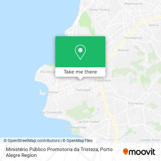 Ministério Público Promotoria da Tristeza map