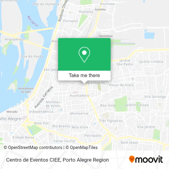 Centro de Eventos CIEE map
