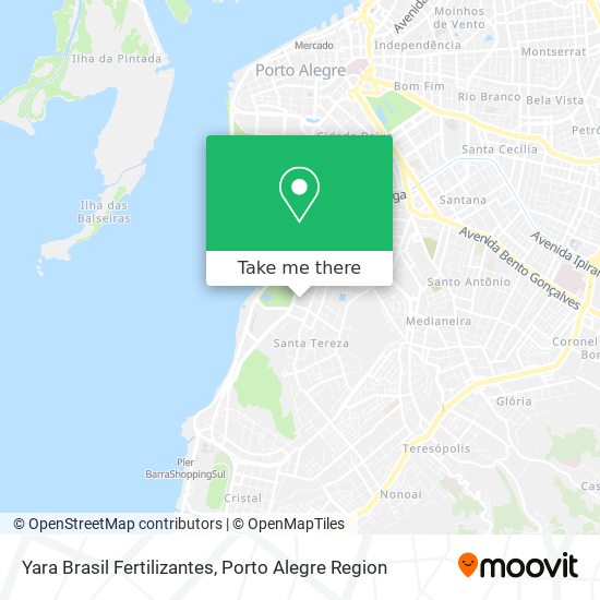 Yara Brasil Fertilizantes map