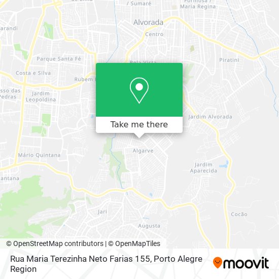 Mapa Rua Maria Terezinha Neto Farias 155