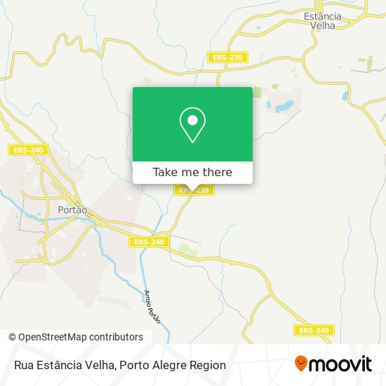 Rua Estância Velha map
