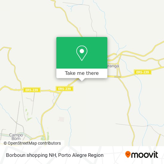 Borboun shopping NH map