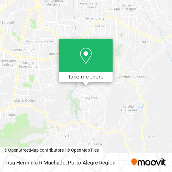 Mapa Rua Herminio R Machado