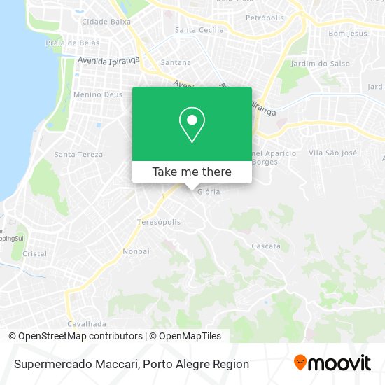 Supermercado Maccari map