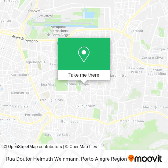 Rua Doutor Helmuth Weinmann map