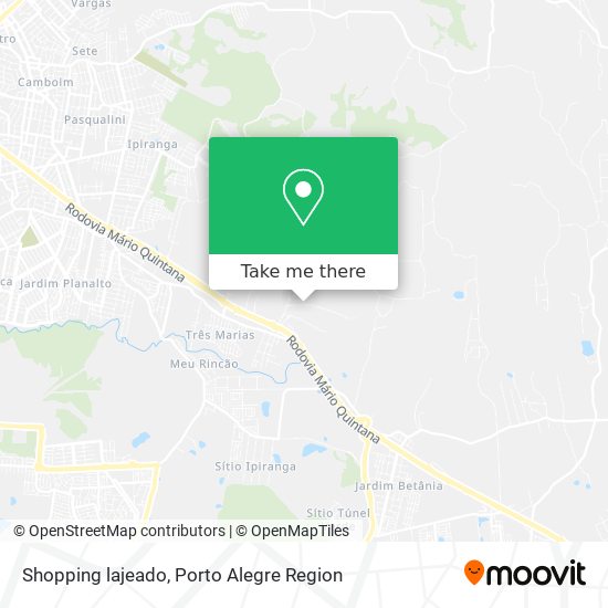 Shopping lajeado map