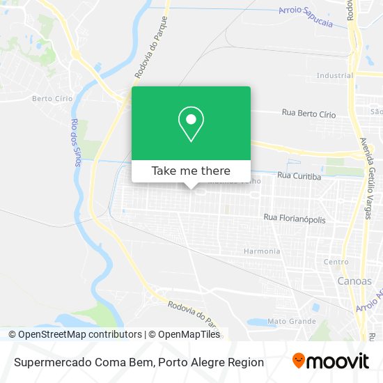 Mapa Supermercado Coma Bem