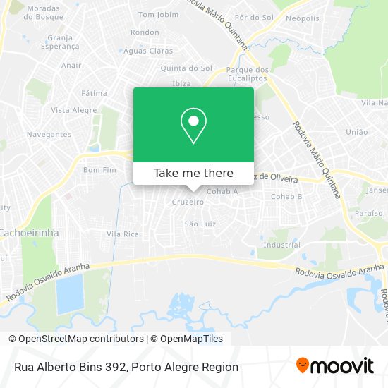 Rua Alberto Bins 392 map